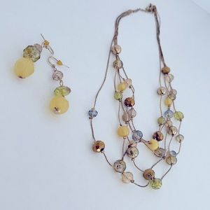 Necklace and Earrings